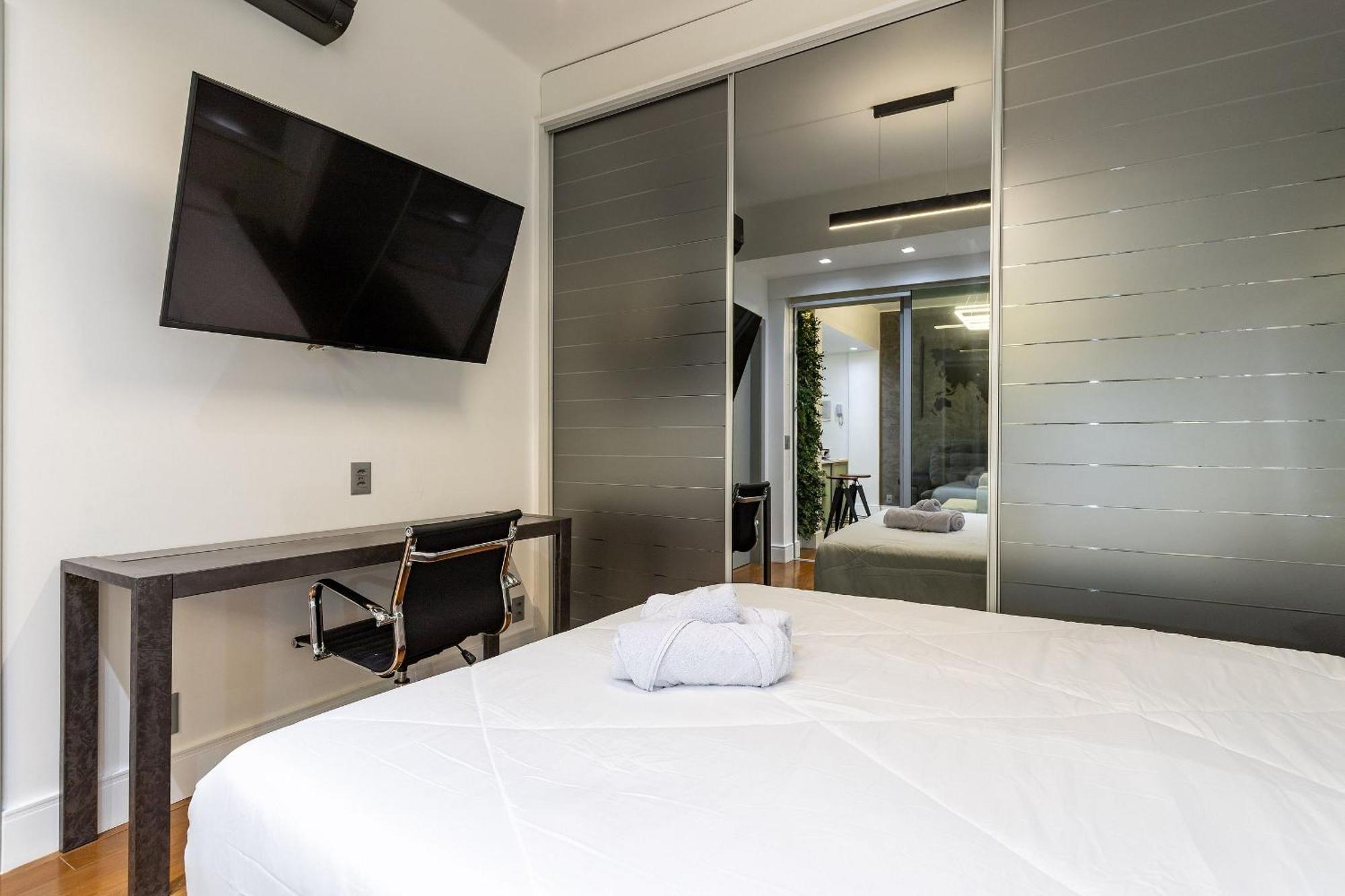 Apt Charmoso Completo Com Ar Condicionado No Leblon Rio de Janeiro Exterior photo