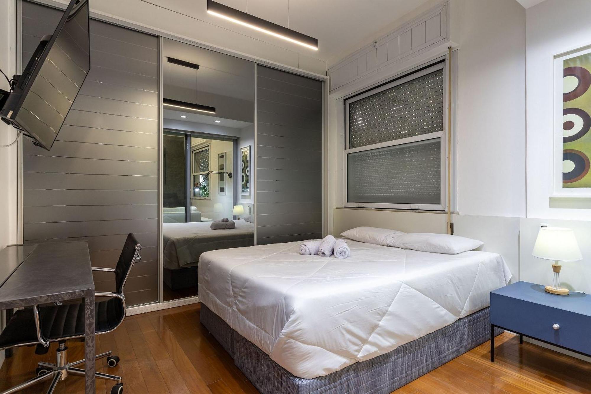 Apt Charmoso Completo Com Ar Condicionado No Leblon Rio de Janeiro Exterior photo